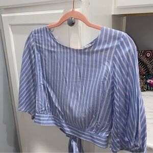 Striped Open Back Top! :)